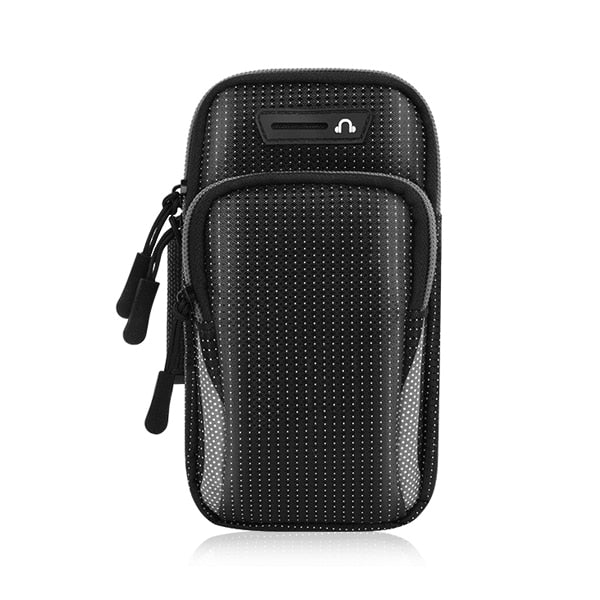 Universal 6.8'' Waterproof Sport Armband Bag Luminous for Outdoor Gym Running Arm Band Mobile Phone Pouch Case Coverage Holder
