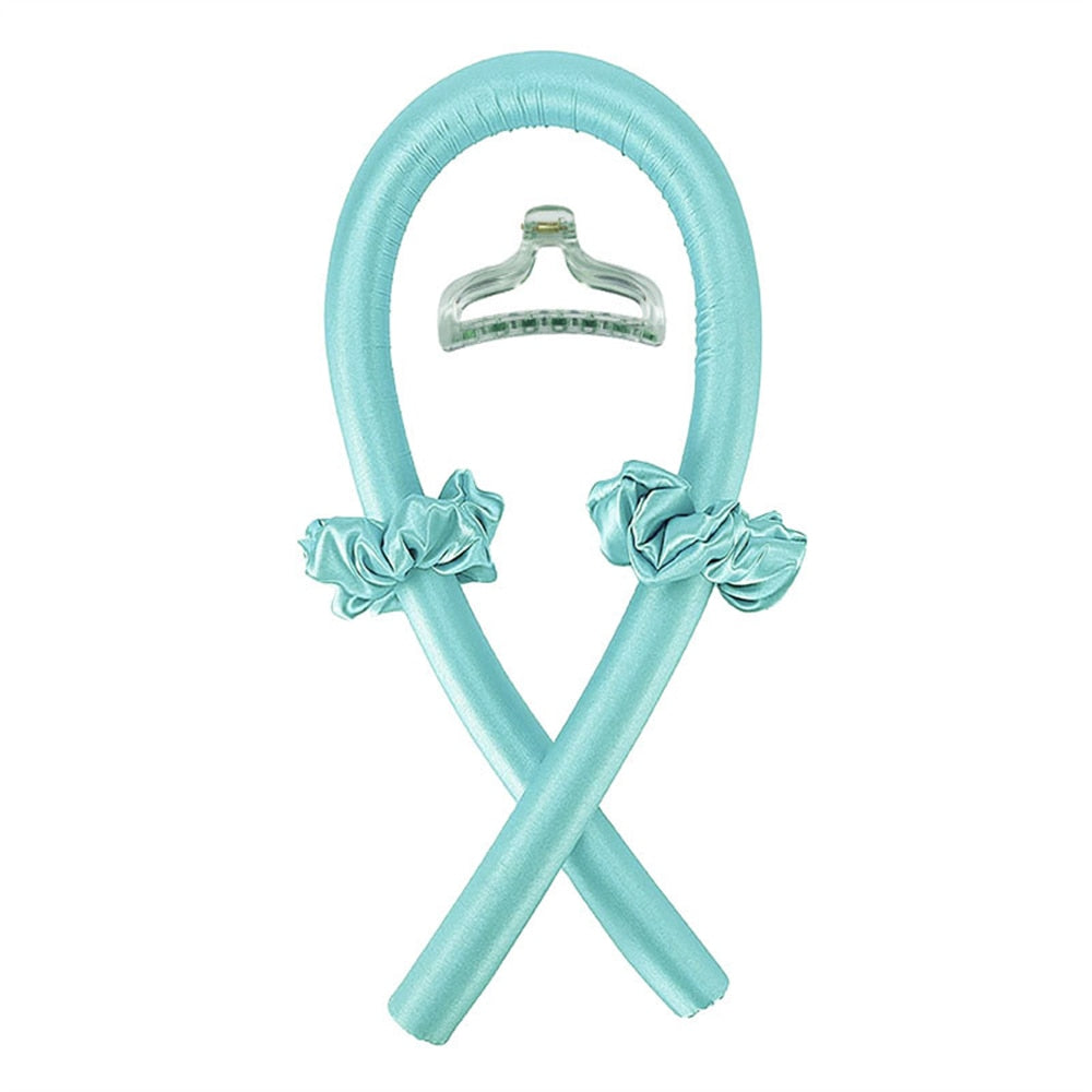 Heatless Curling Rod Headband No Heat Silk Curls Ribbon Hair Roller