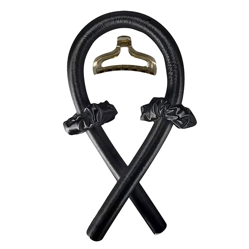 Heatless Curling Rod Headband No Heat Silk Curls Ribbon Hair Roller