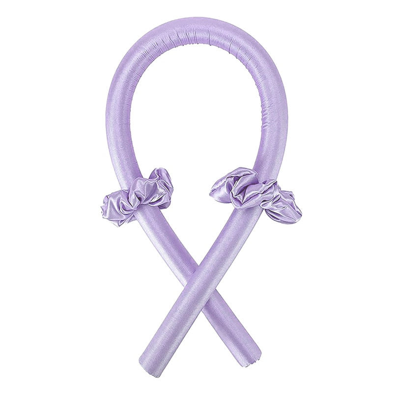 Heatless Curling Rod Headband No Heat Silk Curls Ribbon Hair Roller