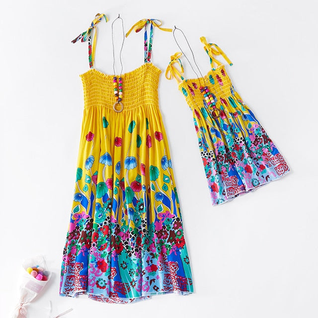 Summer Mommy's Daughter Dress Set