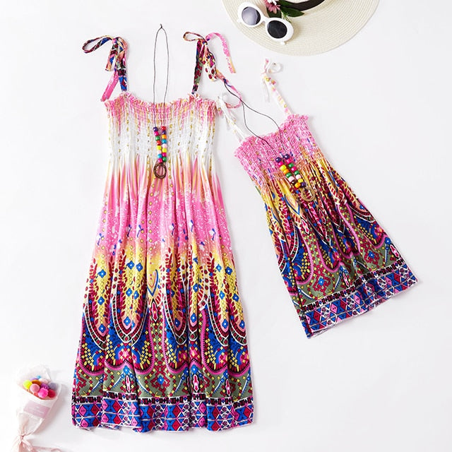 Summer Mommy's Daughter Dress Set