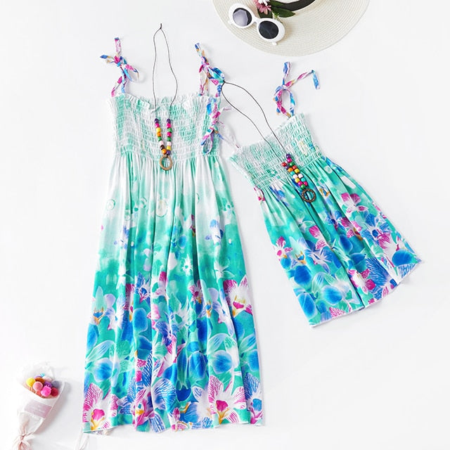 Summer Mommy's Daughter Dress Set