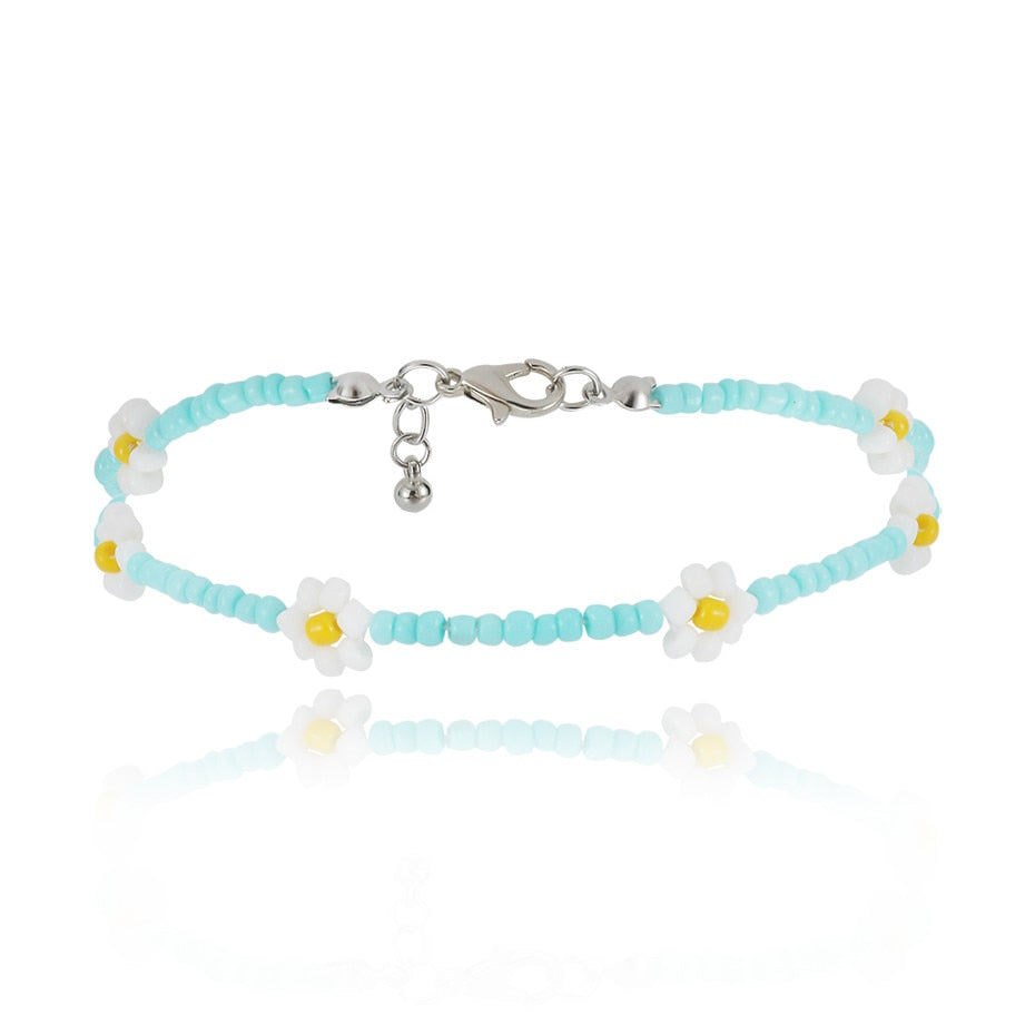 Sina Flower Anklet