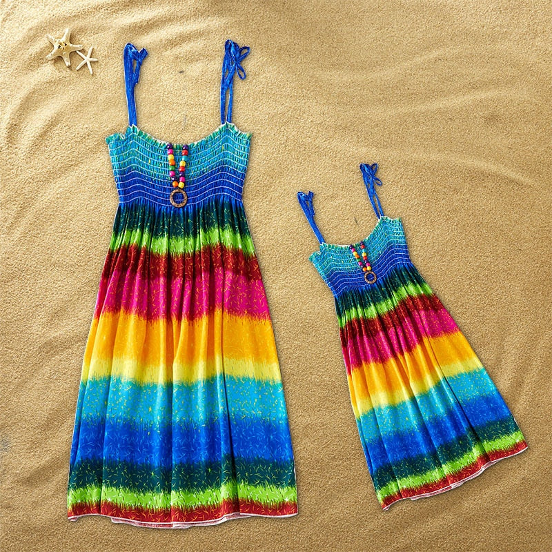 Summer Mommy's Daughter Dress Set