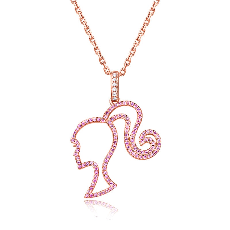 Barbie Head Style Necklace