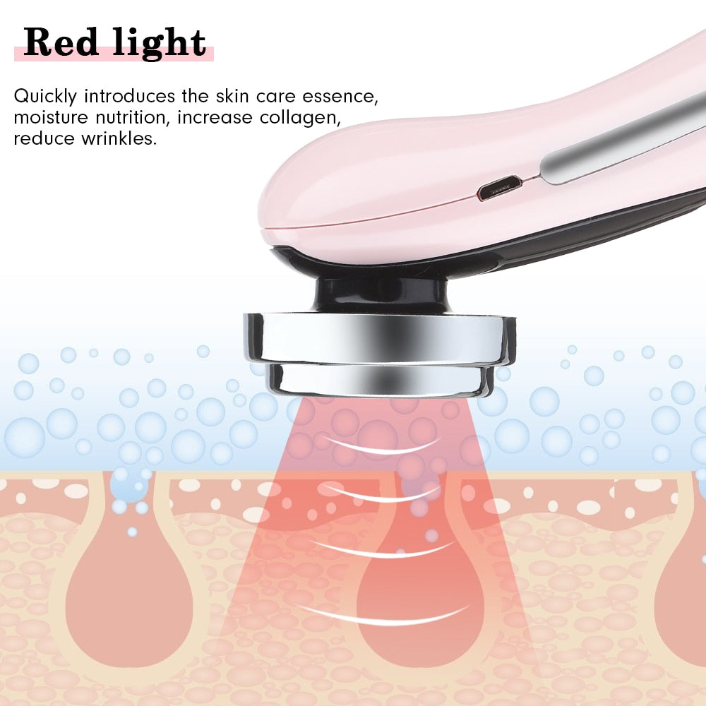 7 in 1 Microcurrent Skin Rejuvenation Facial Massager