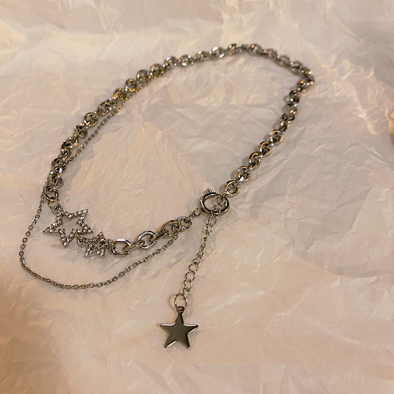 Shiny Star Choker Necklace