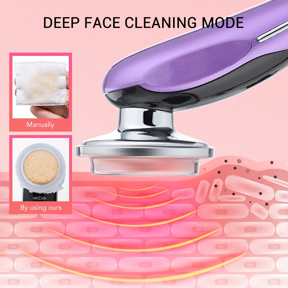 7 in 1 Microcurrent Skin Rejuvenation Facial Massager