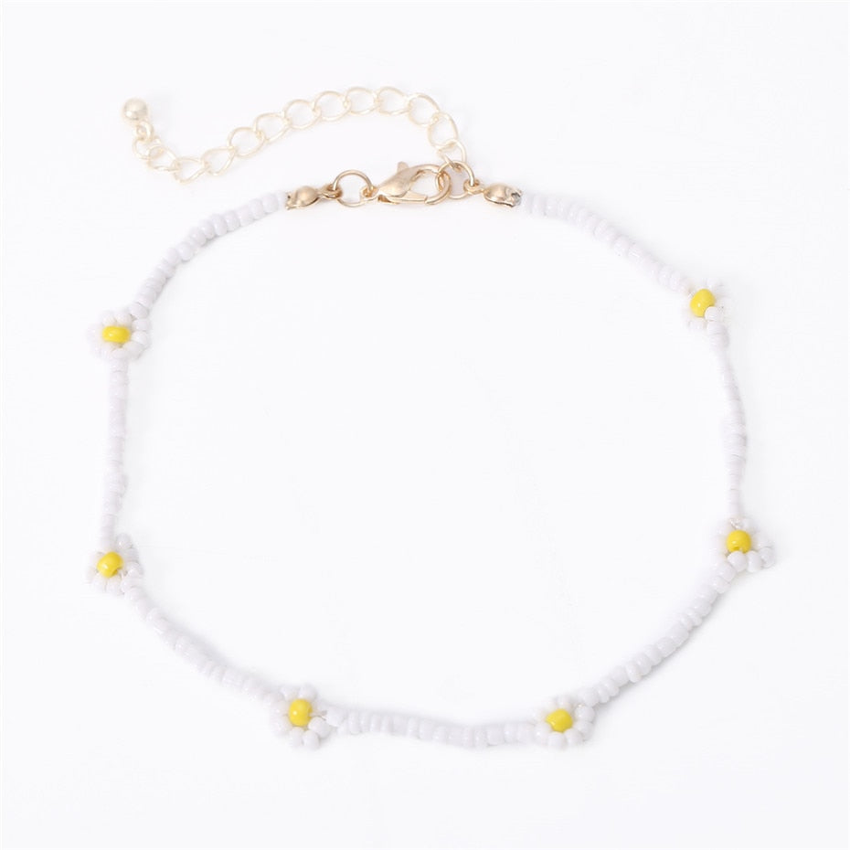 Sina Flower Anklet