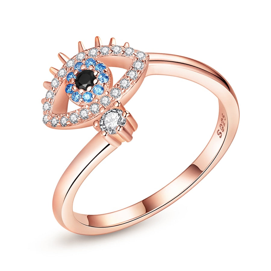 Evil Eye Blue Ring
