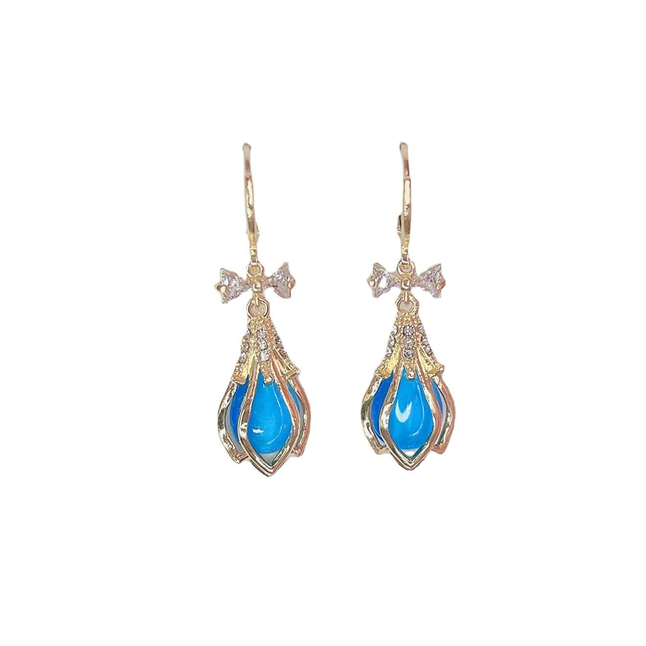 Opal Bowknot Earring