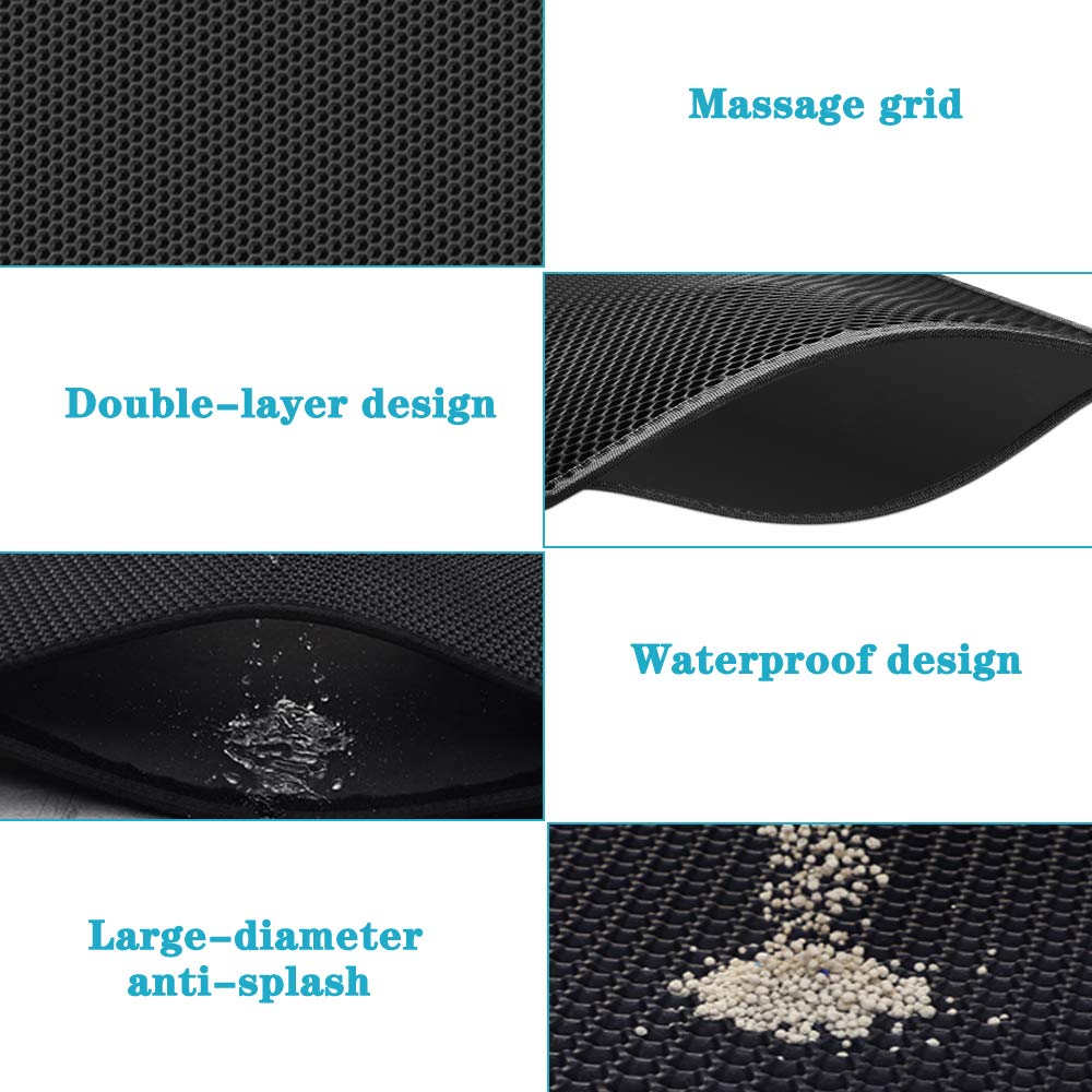 Waterproof Pet Litter Box Mat Non-slip