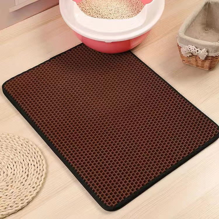 Waterproof Pet Litter Box Mat Non-slip