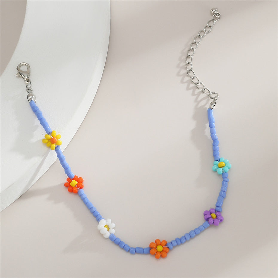 Sina Flower Anklet