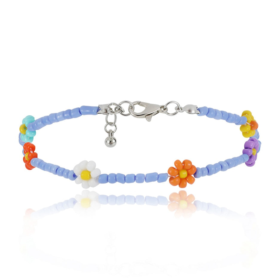 Sina Flower Anklet