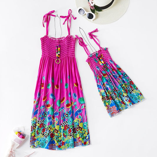 Summer Mommy's Daughter Dress Set