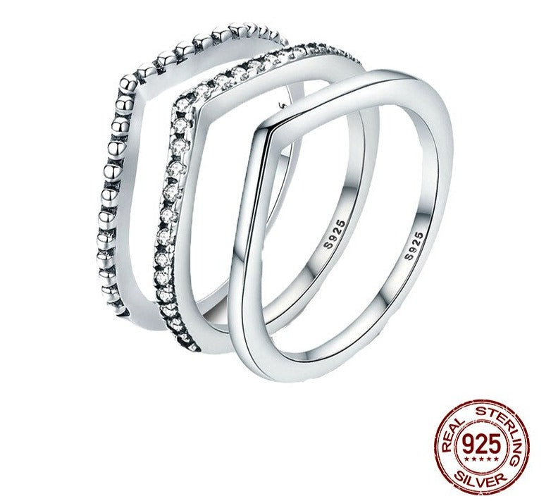 Shimmering Wish Stackable Ring