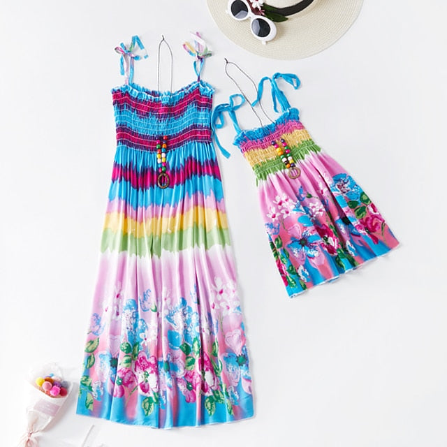 Summer Mommy's Daughter Dress Set