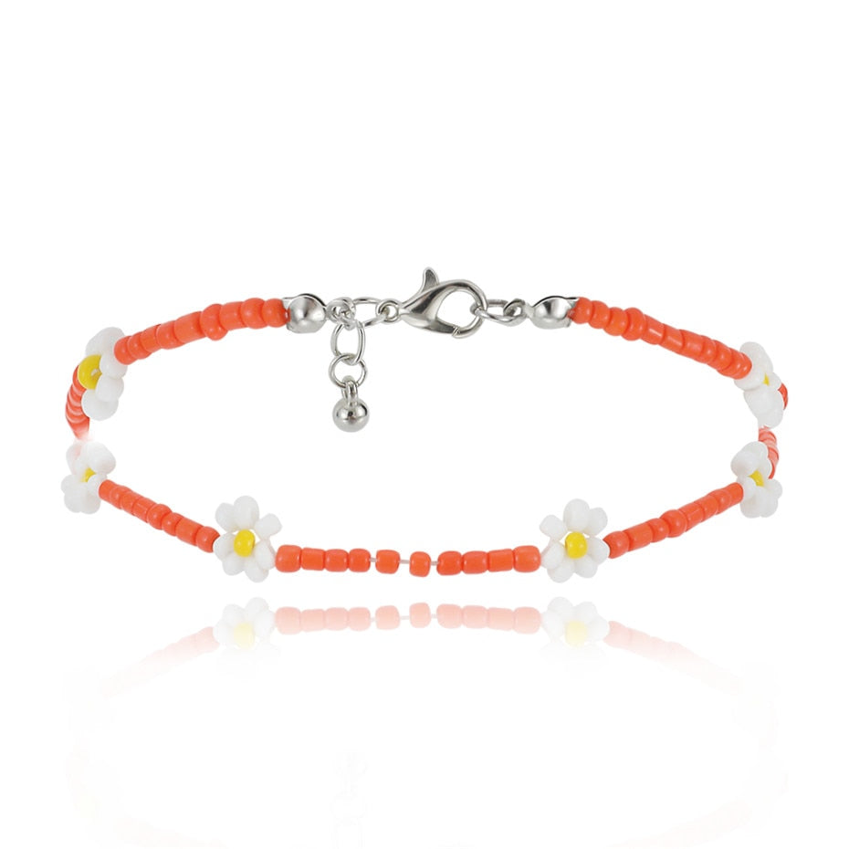 Sina Flower Anklet