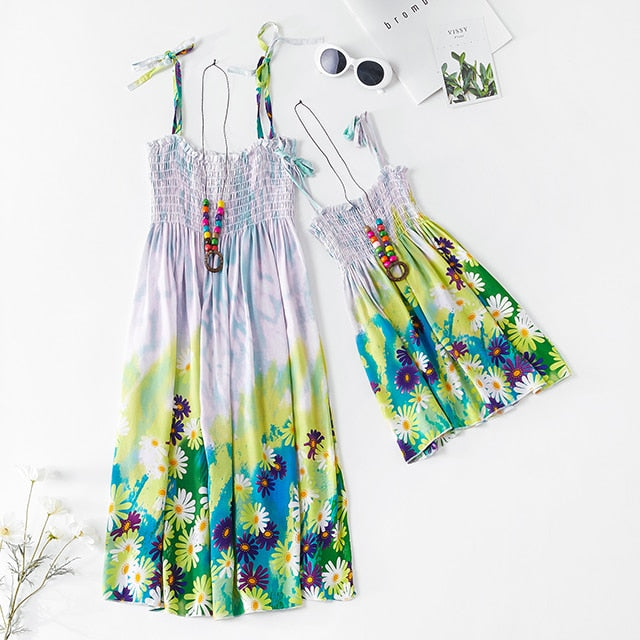 Summer Mommy's Daughter Dress Set